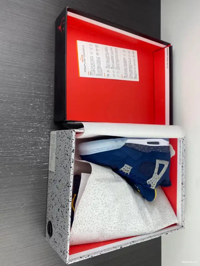 One Kick Michigan Jordan 4 Retro Air AJ4-1036660 (PE) 0624